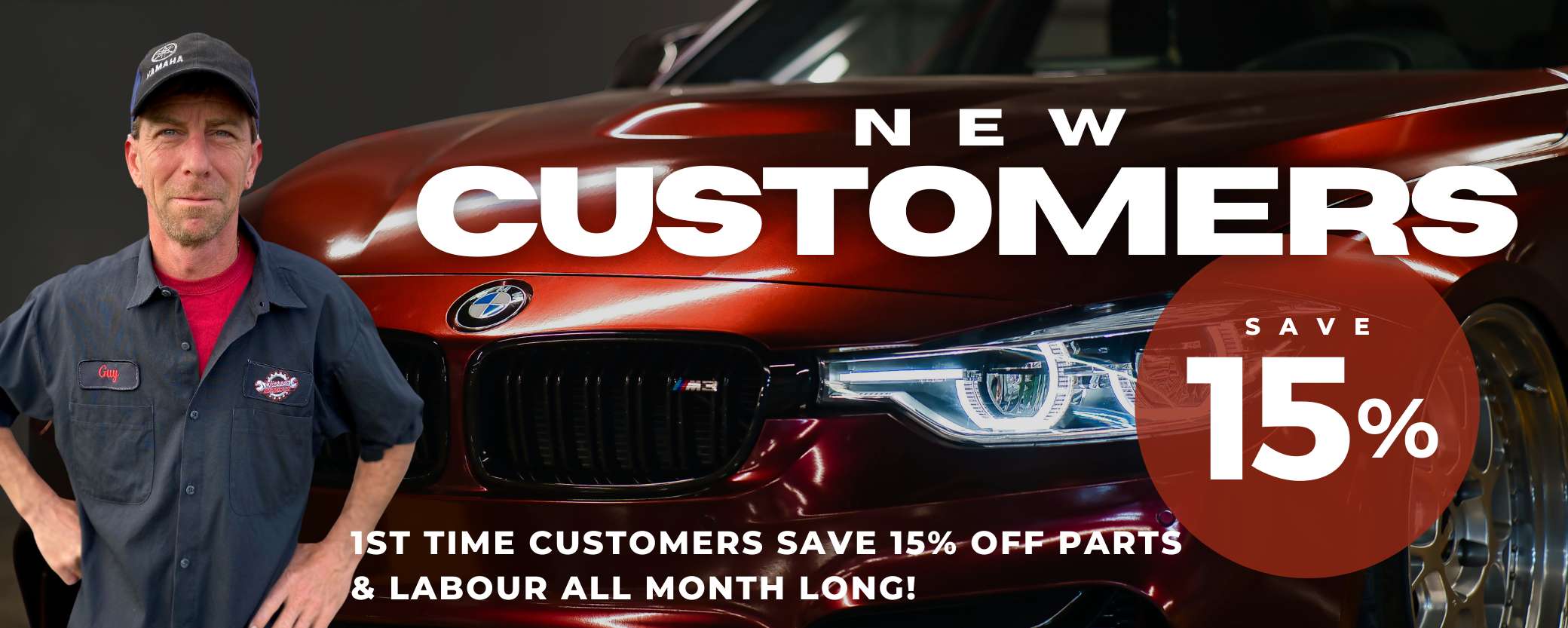 banner for new customers