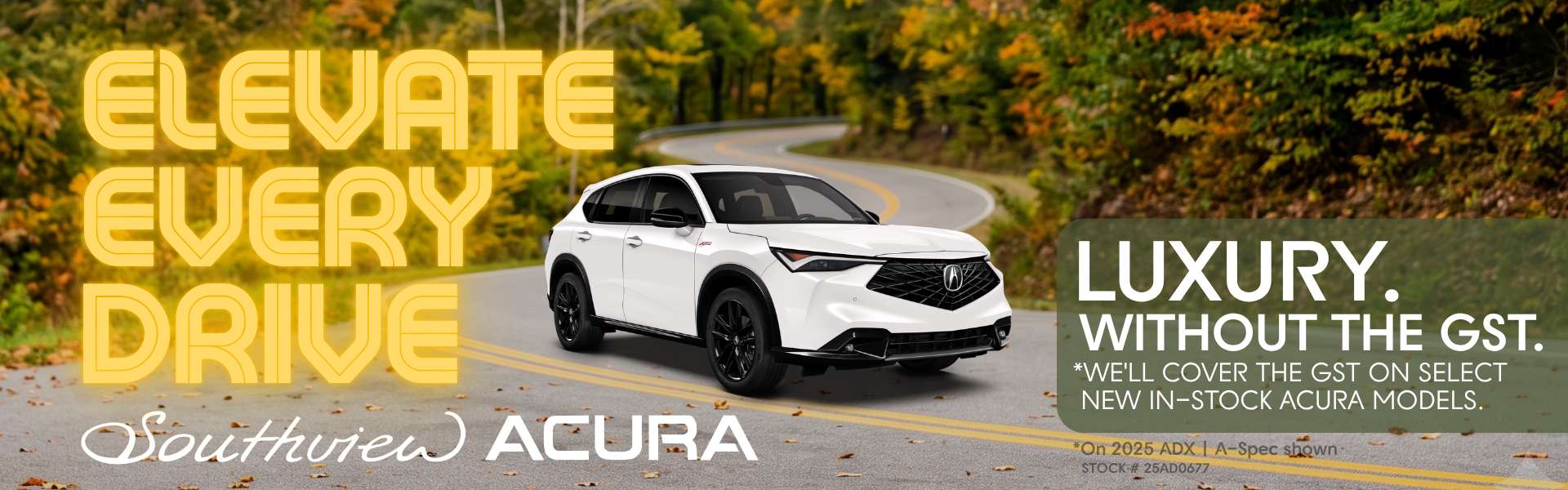 Edmonton Southview Acura NO GST Special