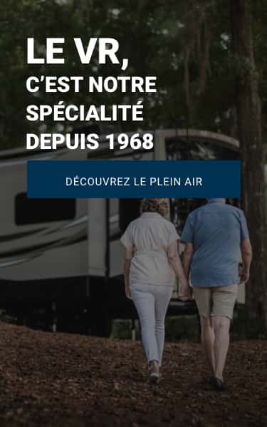 Le VR, c'est notre spécialité depuis 1968. Découvrez le plein air.