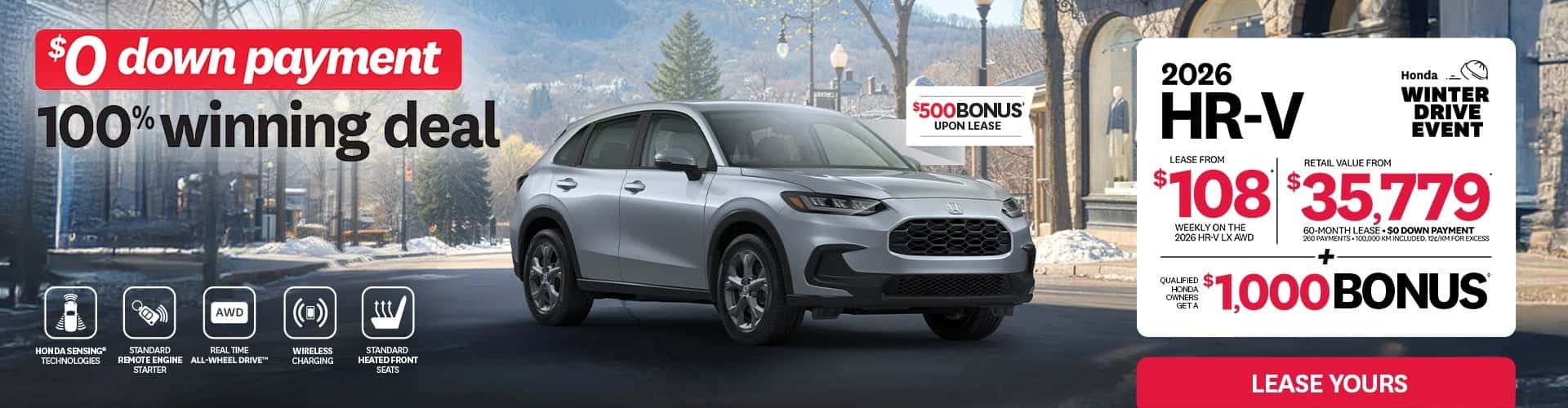 Honda HRV LX 2026 EN - March