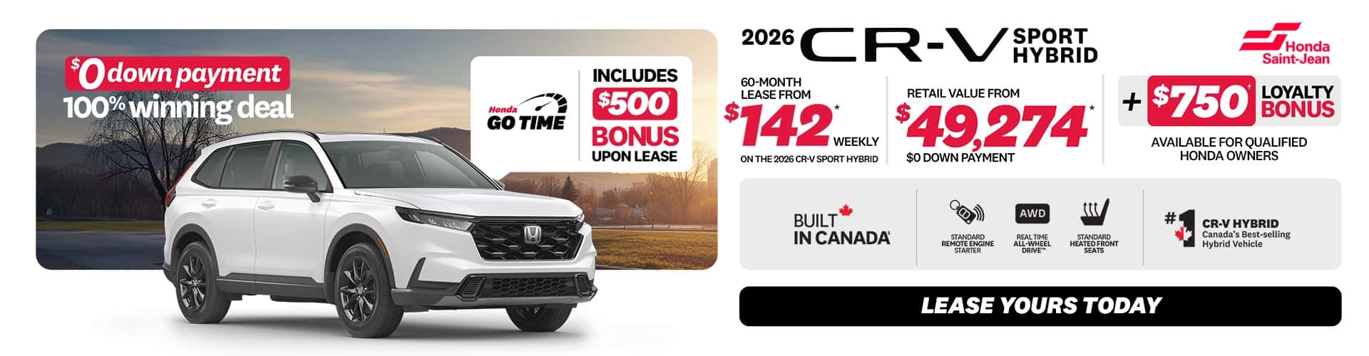 Bannière CR-V Hybride 2026 EN - avril