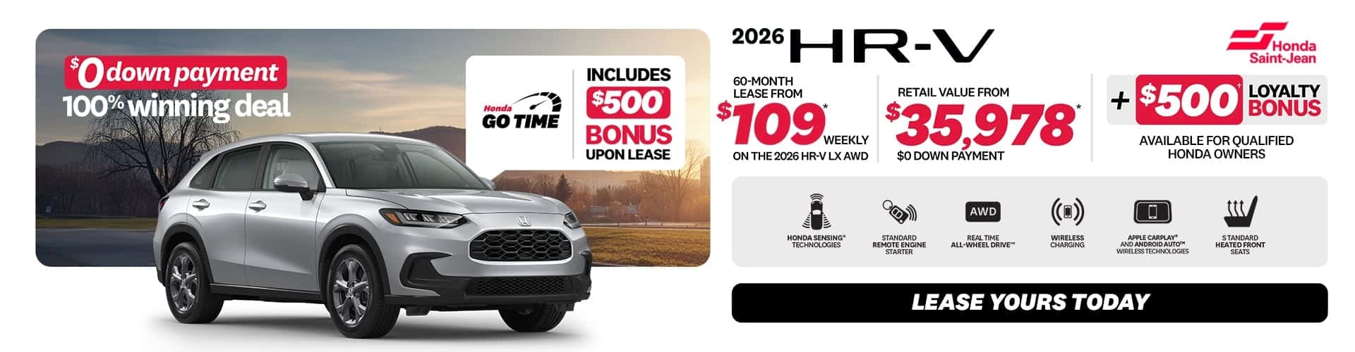 Bannière HR-V 2026 EN - avril