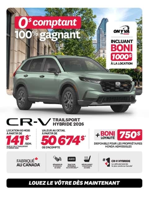 CR-V Hybride 2026 - Fr mobile