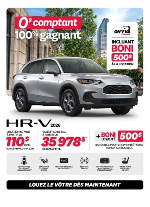HR-V 2026 - Fr mobile
