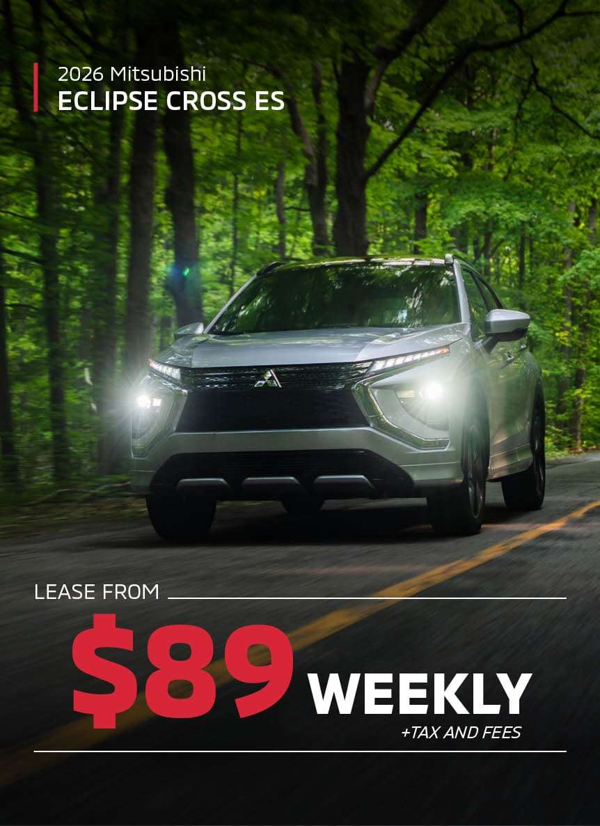 2026 Mitsubishi Eclipse Cross $89/Weekly