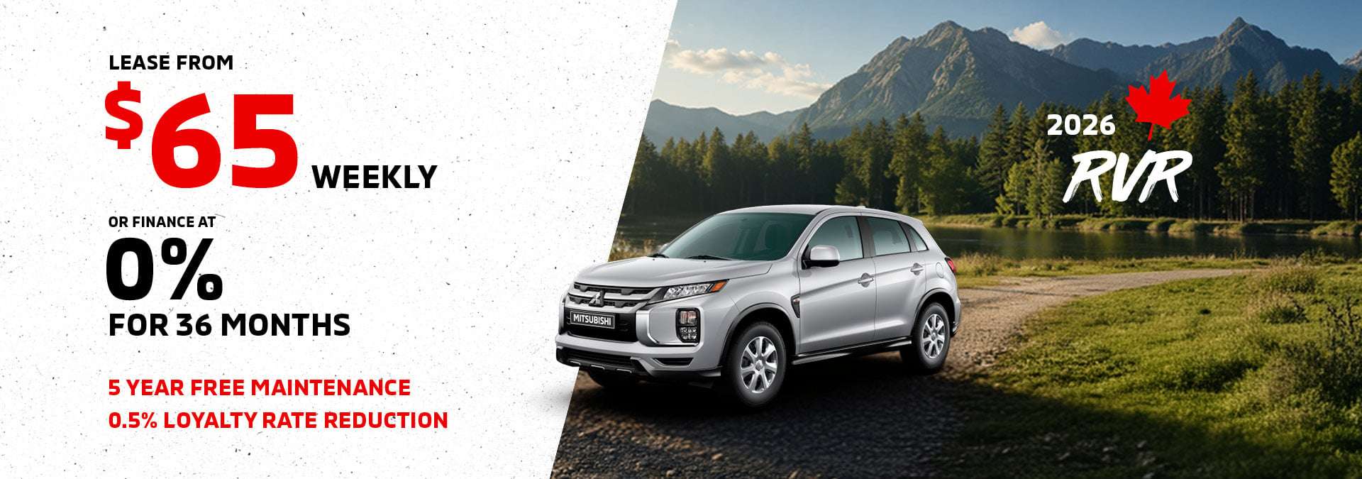 2026 RVR | $65 Weekly OR Finance at 0% for 36 Months