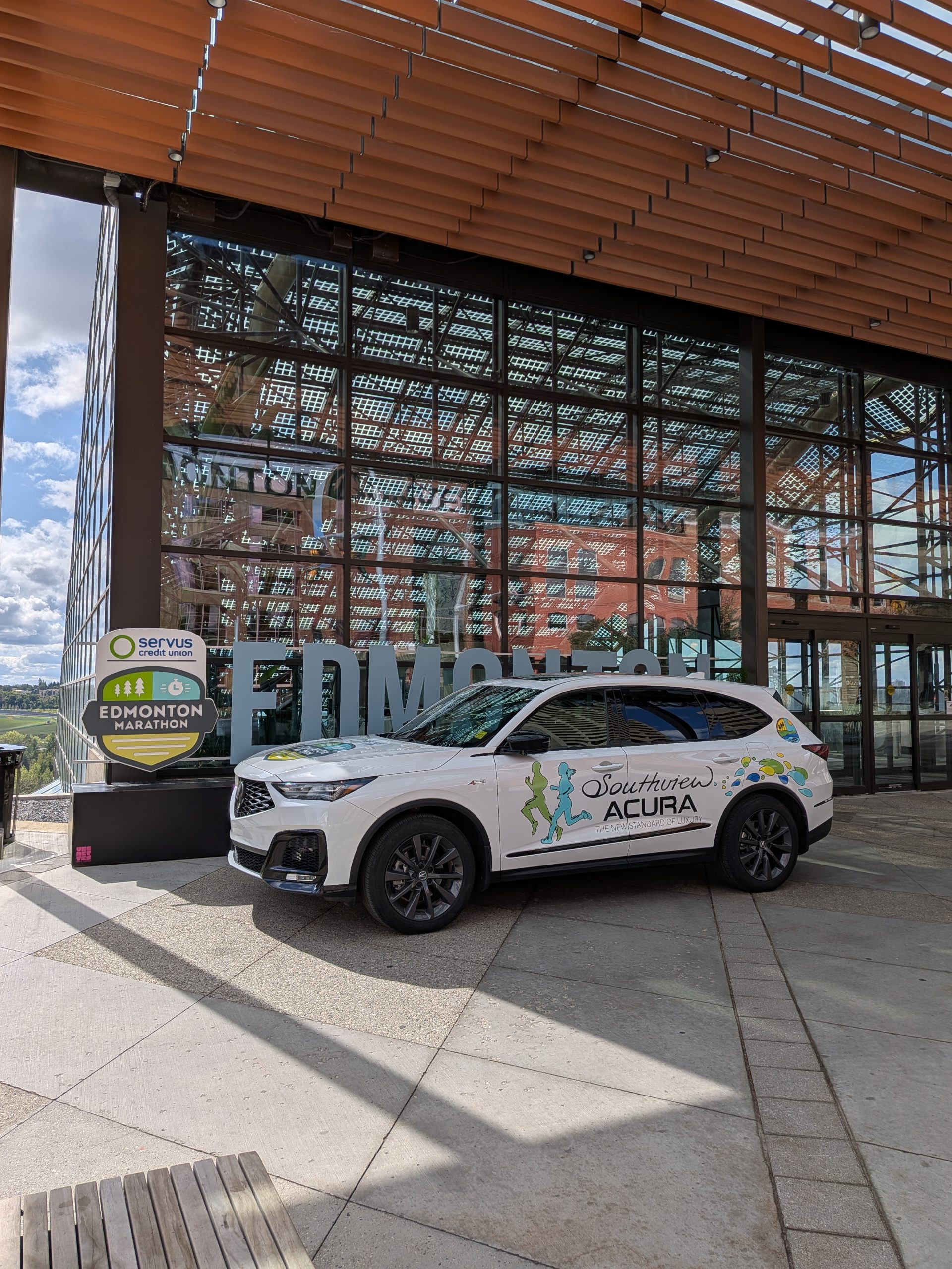 Sponsor for the Edmonton Marathon