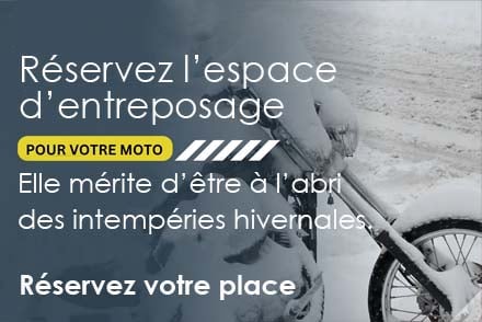 Entreposage Moto chez Moto Repentigny