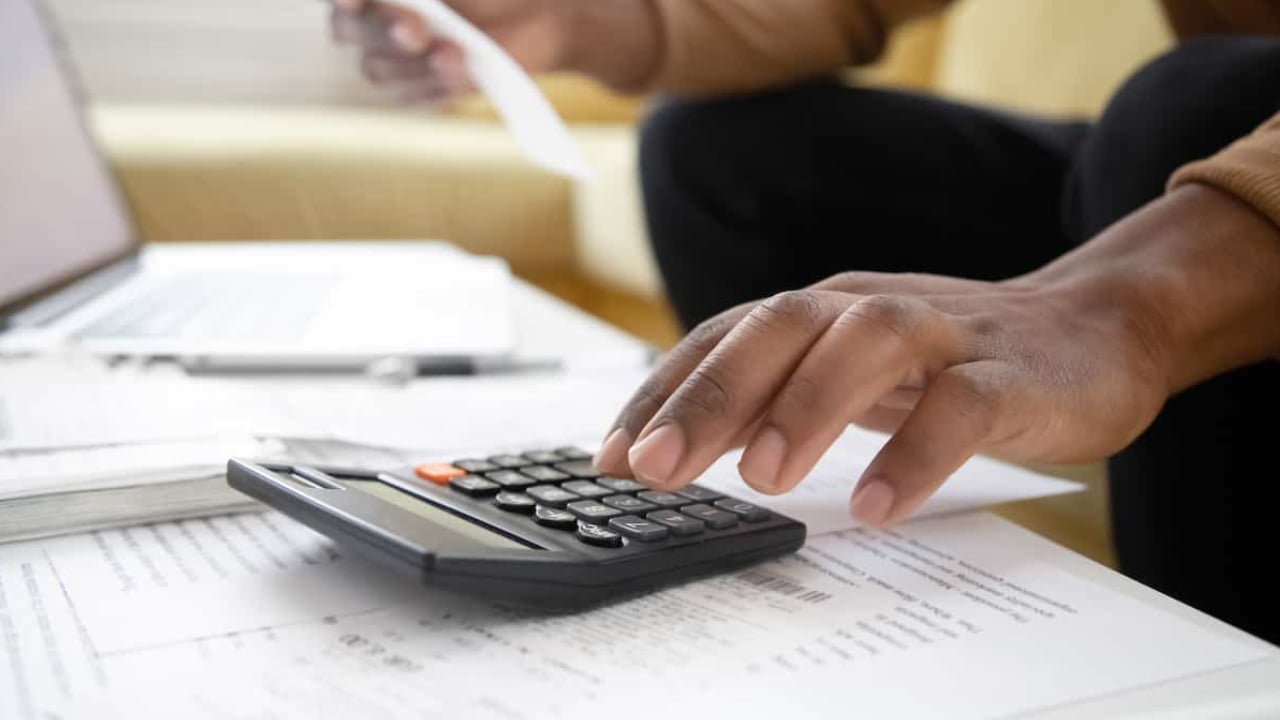 person taking care of their personal finances