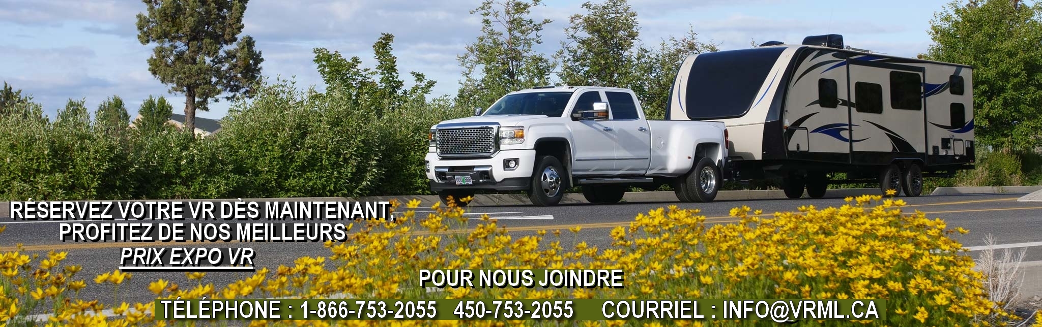 Concessionnaire à StAmbroiseDeKildare (Joliette), QC VRML Roulottes, VENTE LOCATION PIÈCES