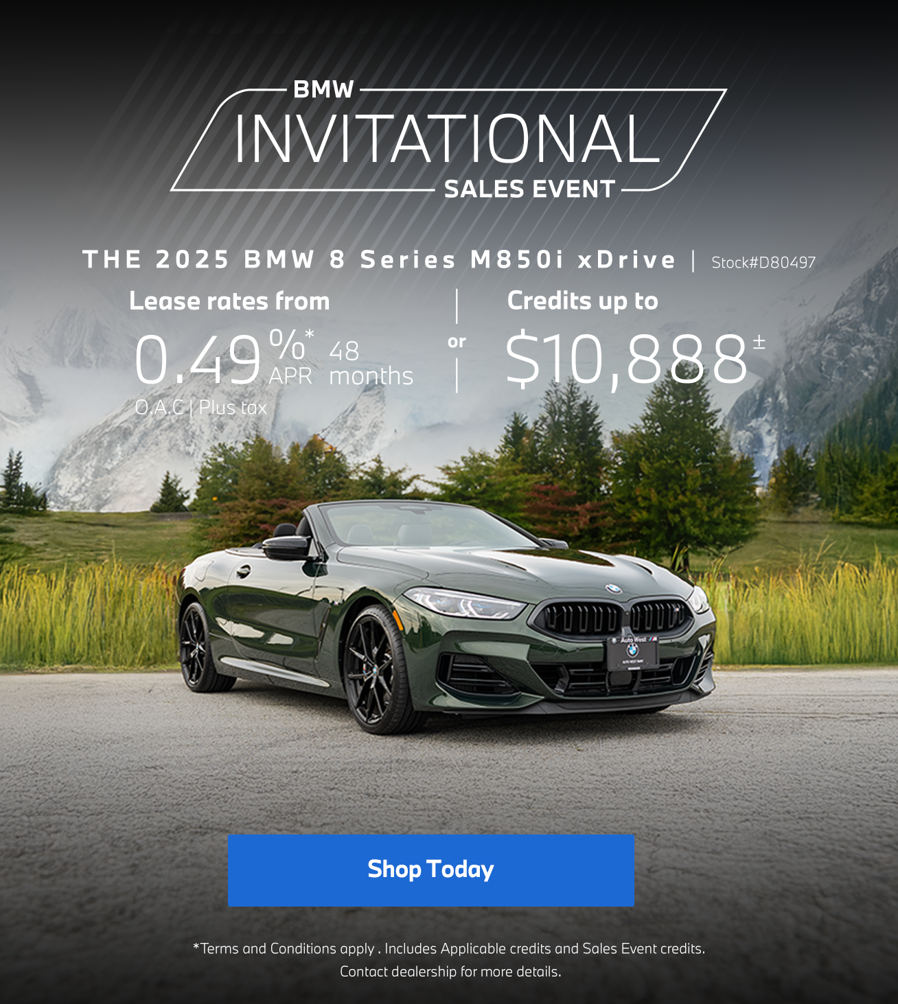 AUTO WEST BMW_2025 M850i_OFFERS_OCTOBER_