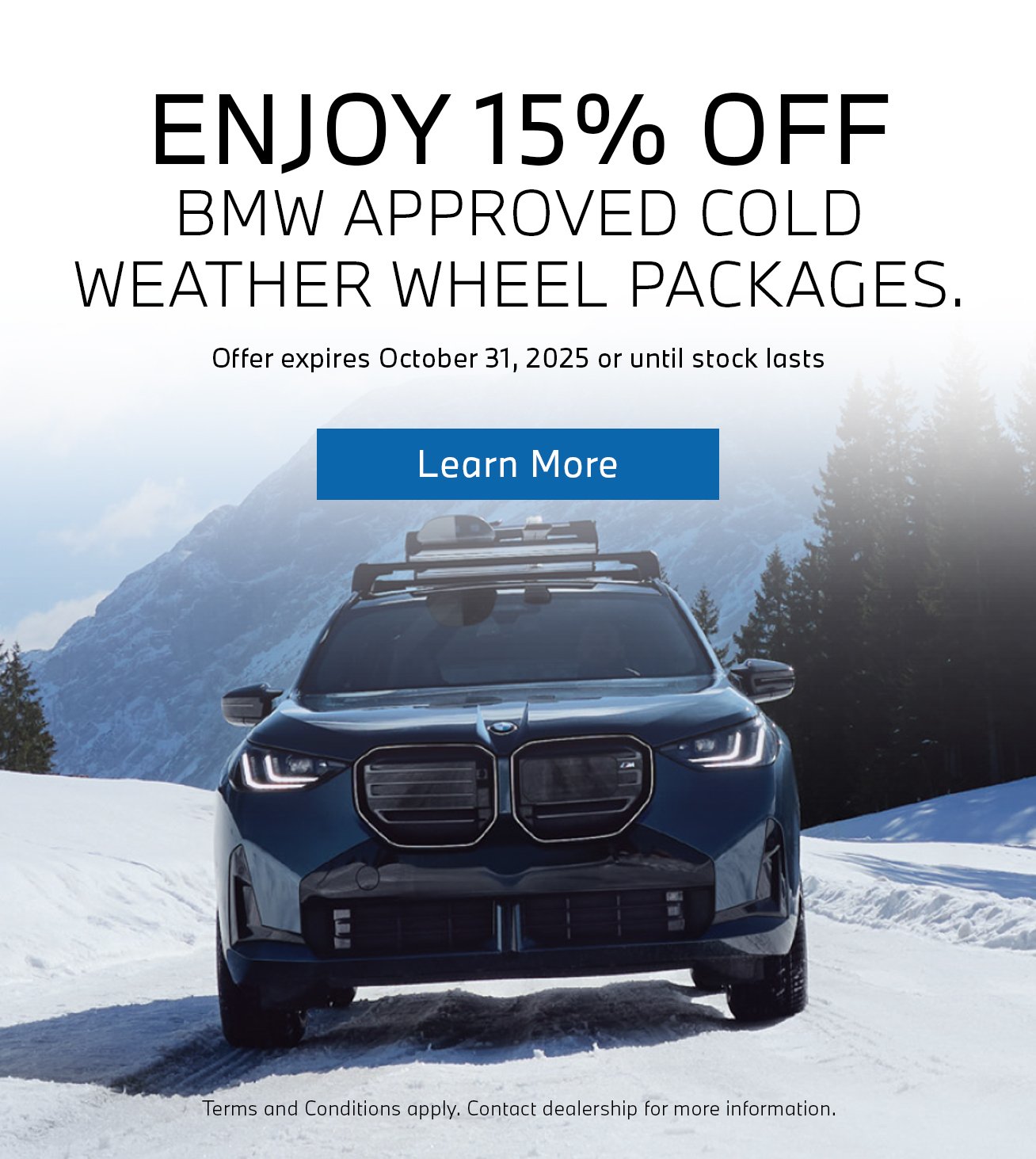 AWG_Approved Cold Weather Wheel Packages_BMW Website Mobile Banner