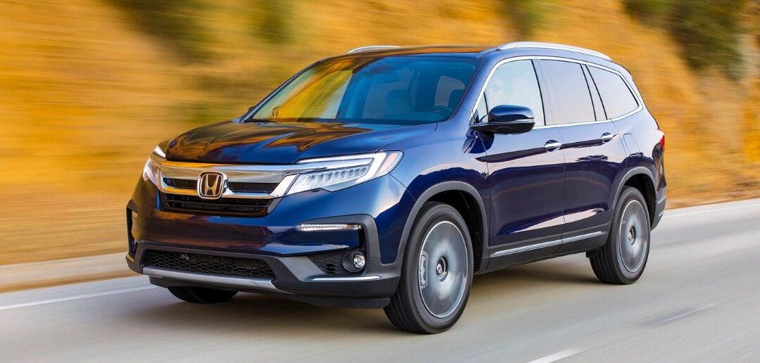 Le Honda Pilot 2021 sur la route