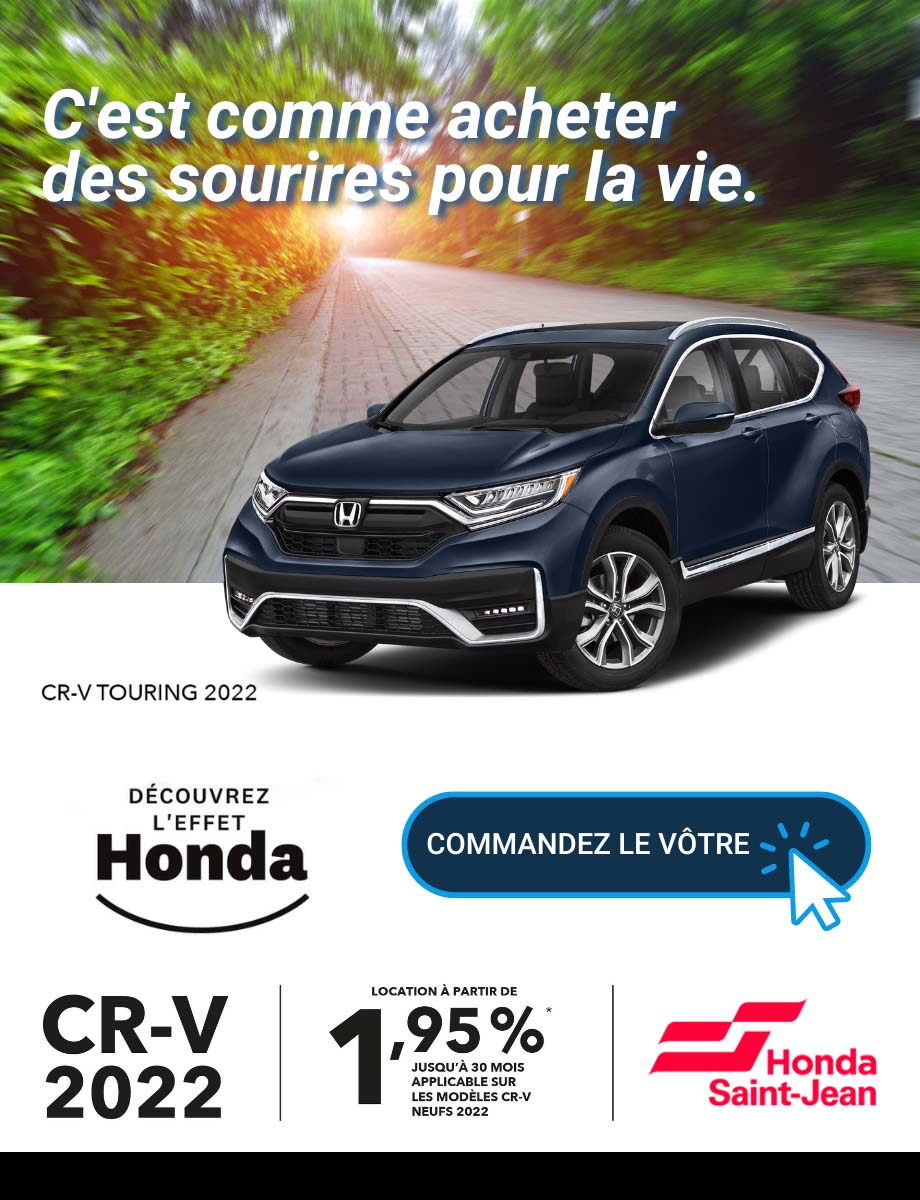 Commandez votre Honda CR-V 2022 dès maintenant.