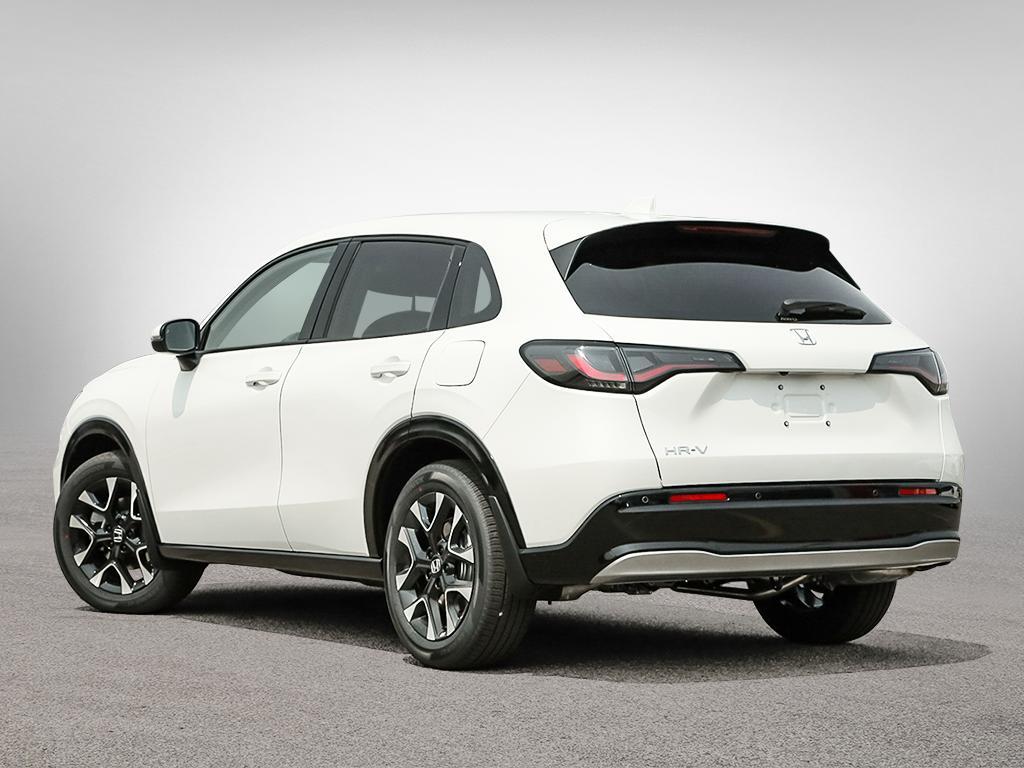 Vue arrière trois quarts du Honda HR-V EX-L AWD 2026 avec feux à DEL et hayon sculpté.