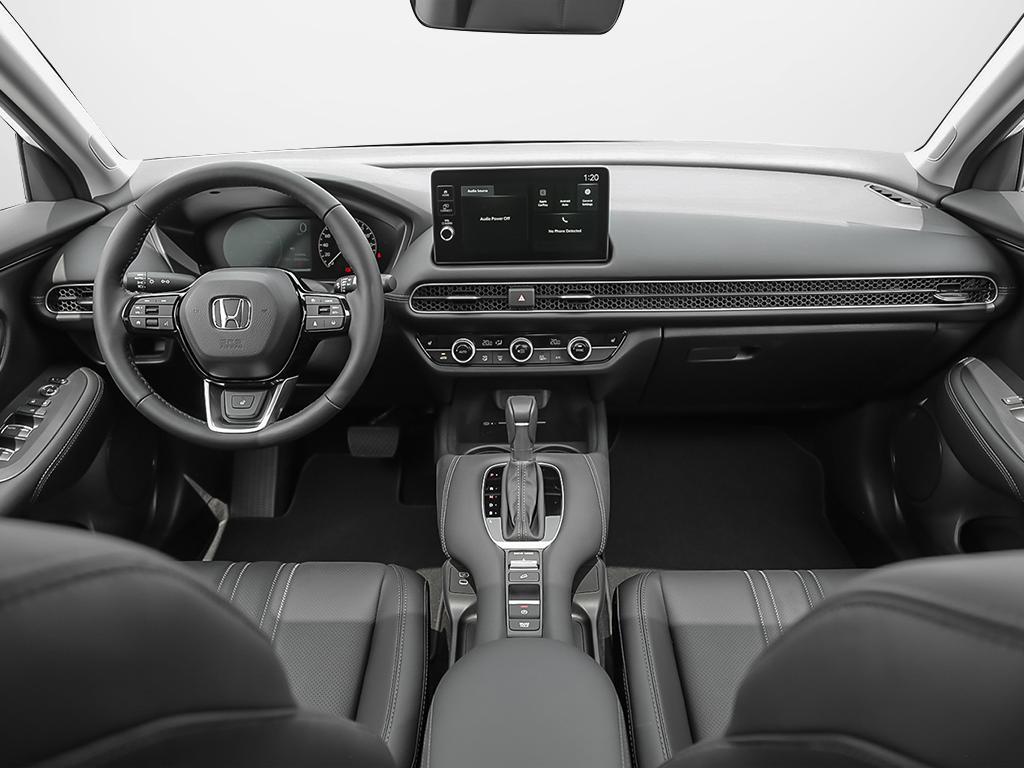 Vue de l’habitacle avant du HR-V EX-L AWD 2026 avec finition haut de gamme.