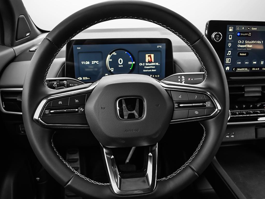 Close-up view of steering wheel inside 2025 Honda Prologue EX-L