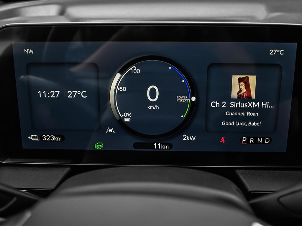 Close-up of digital instrument cluster in 2025 Honda Prologue EX-L