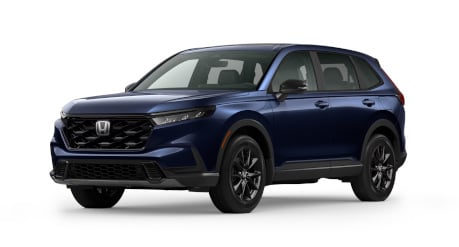 CR-V EX-L HYBRIDE 2026 de couleur Bleu rivière Canyon métallisé