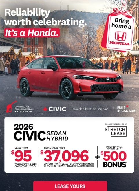 2026 Honda Civic Hybrid Holiday Season - Mobile