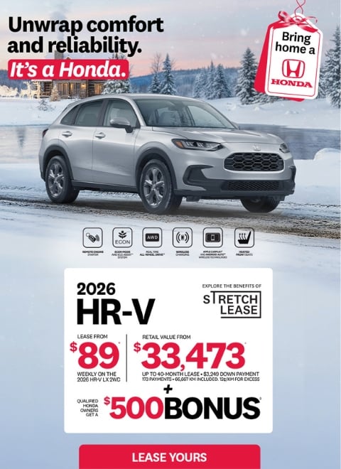 2026 Honda HR-V Hybrid Holiday Season - Mobile