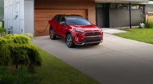 2023 Toyota RAV4 Prime, red, front house