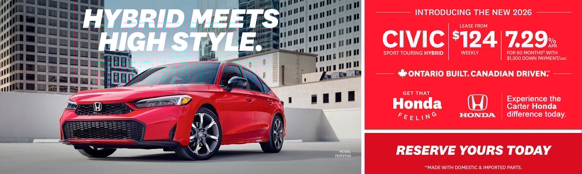Meet Your Honda Civic at Carter Honda in Vancouver BC Today slider_widget-11-3