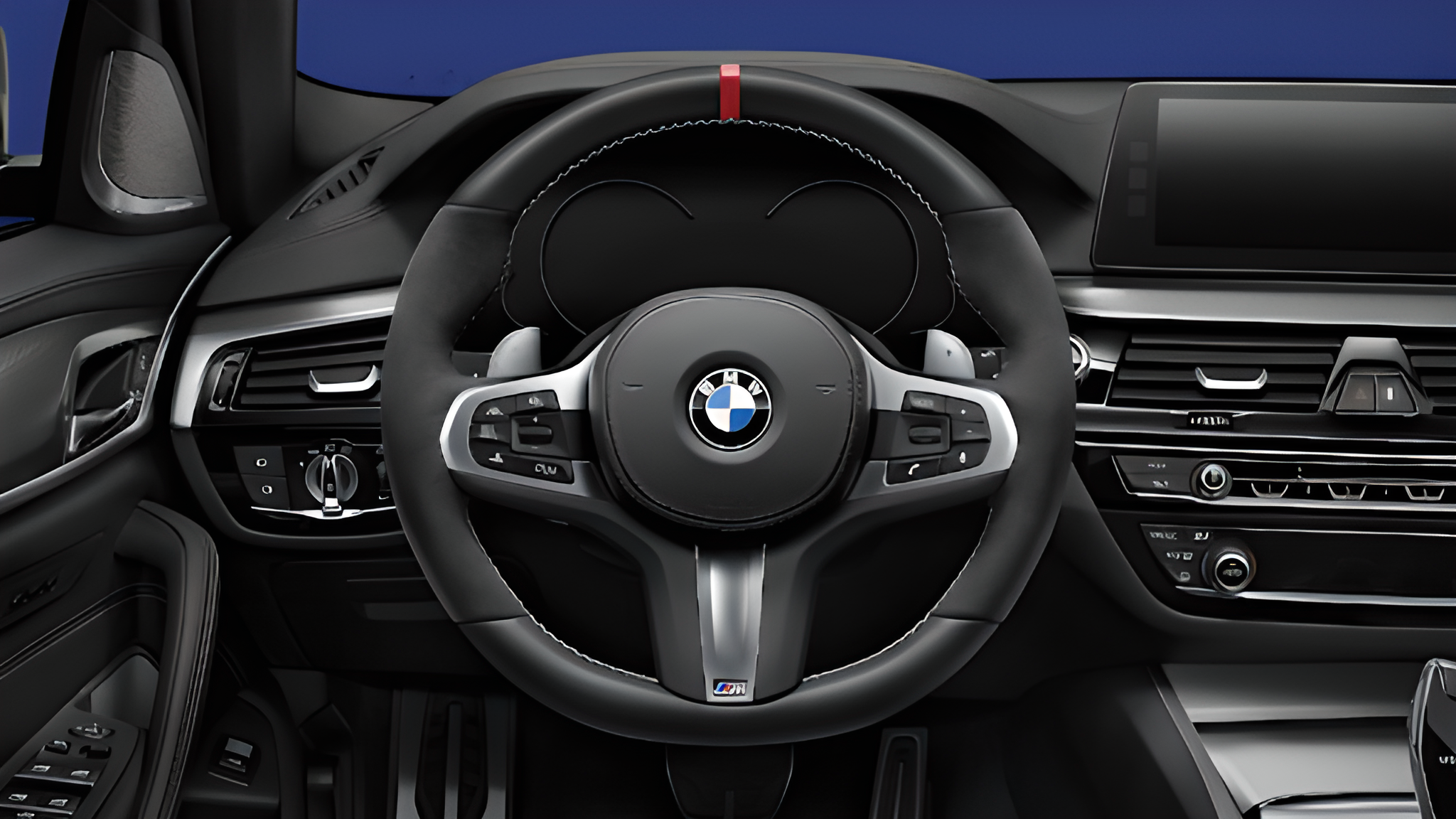 Interior of a new BMW vehicle