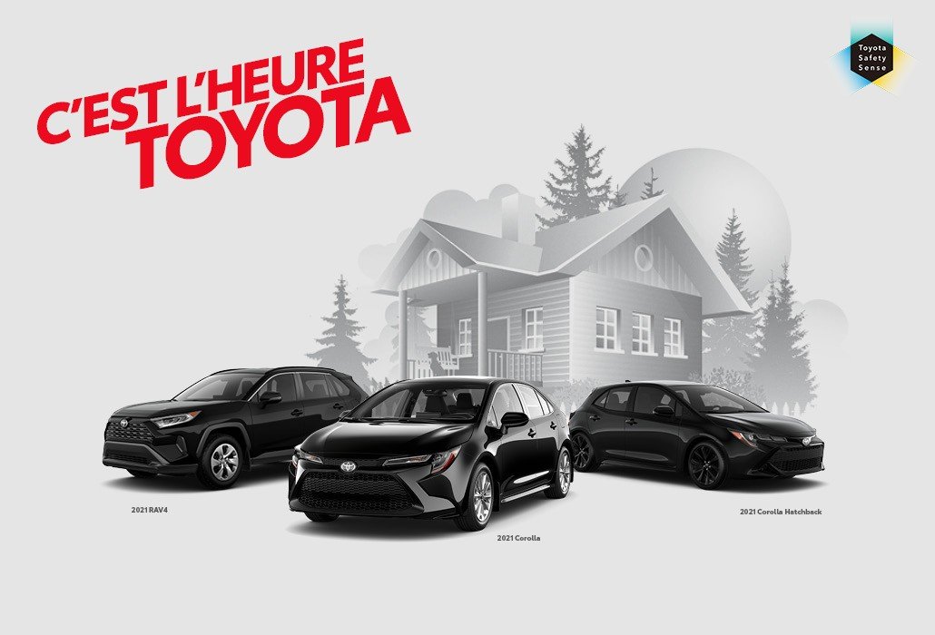 c'est l'heure Toyota