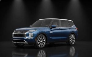 2026 Blue Mitsubishi Outlander