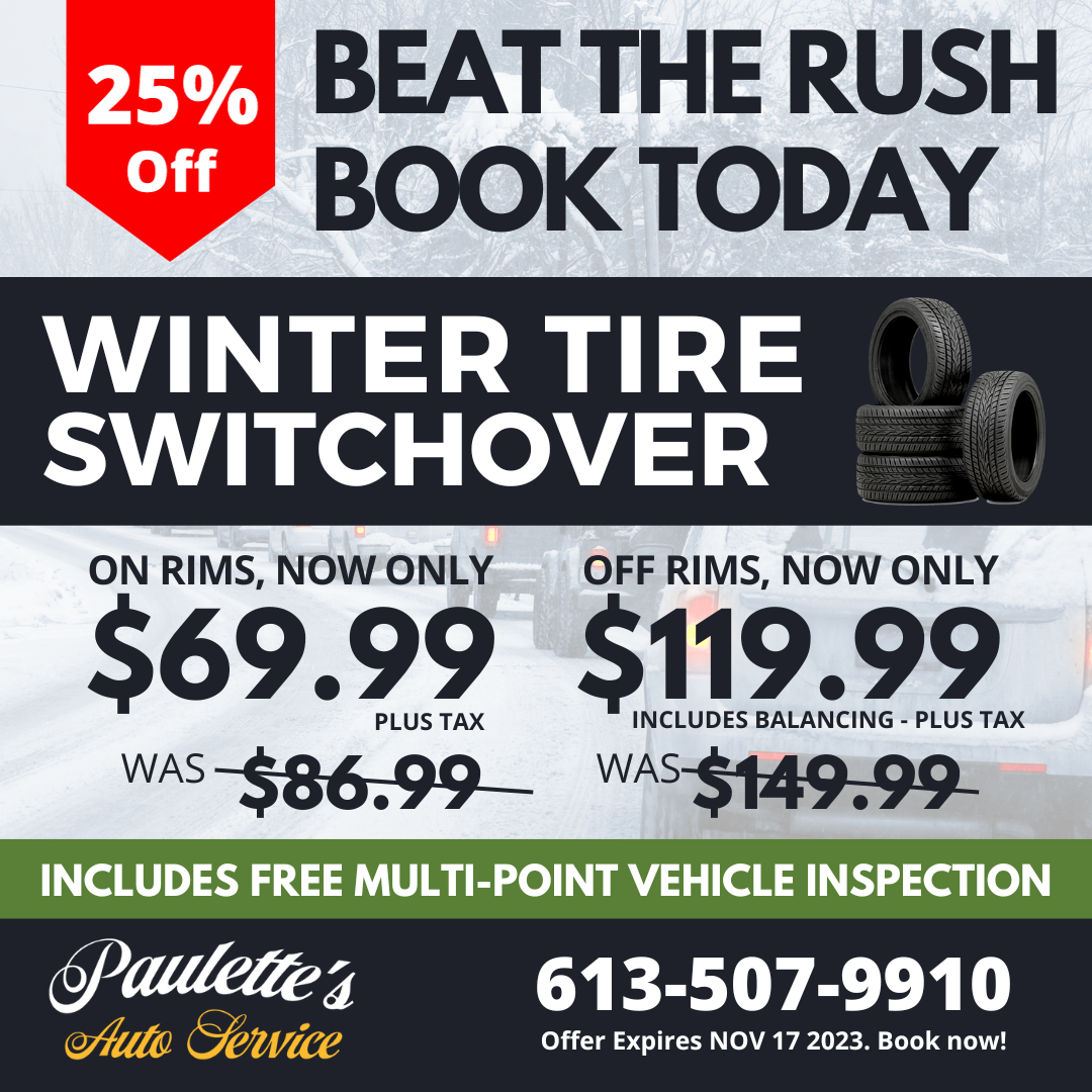 Your Winter Tire Shop in Kingston Paulette Auto Sales
