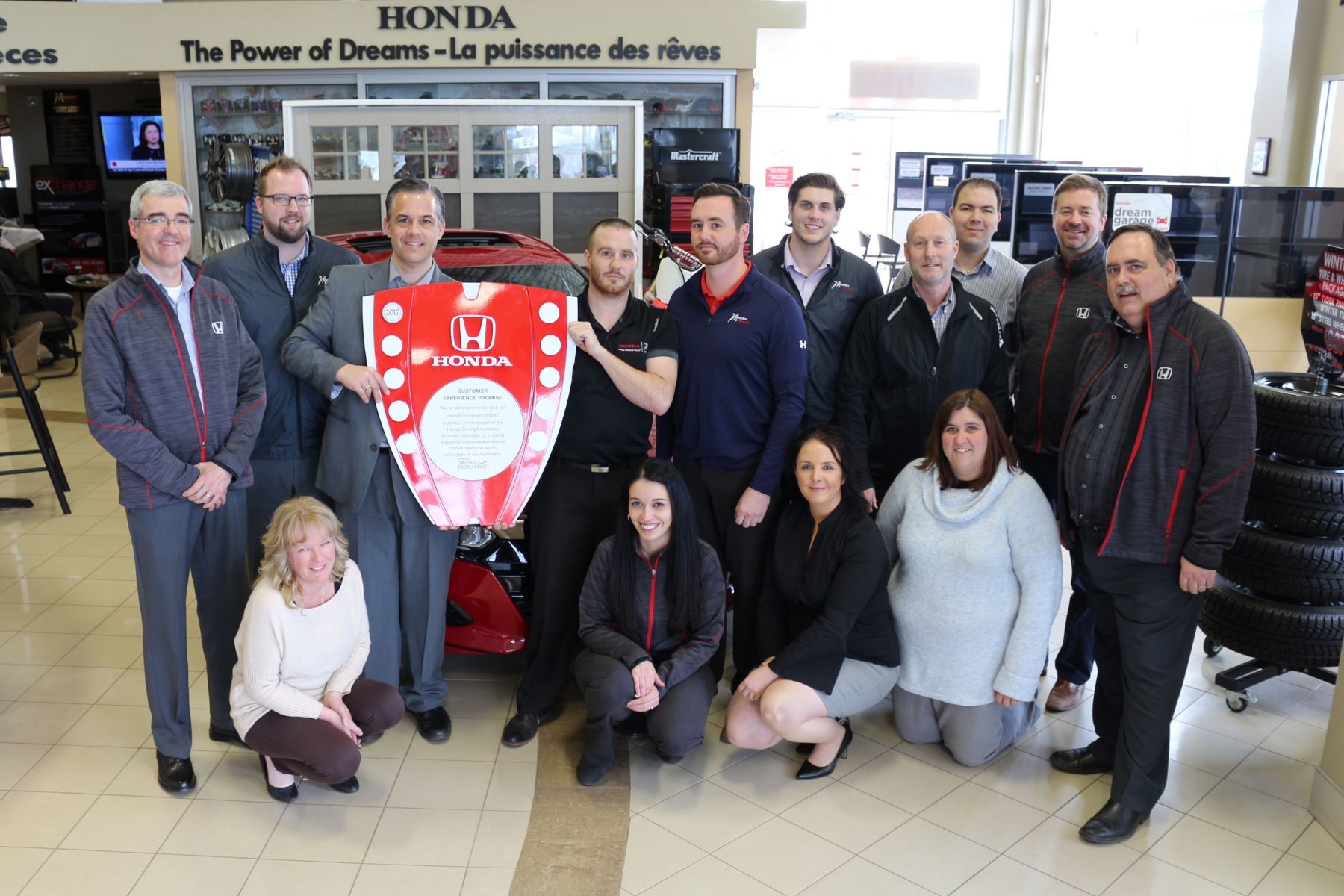DRIVING EXCELLENCE AWARD Moncton Honda